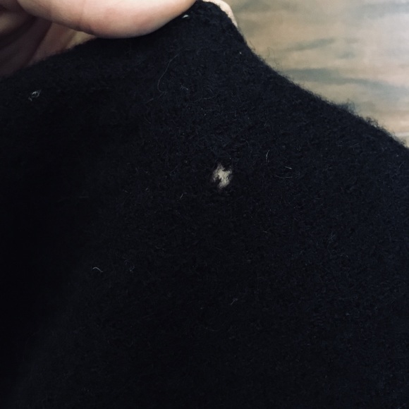 A. Gianetti Boiled Wool Sweater Size M Black - Picture 6 of 7